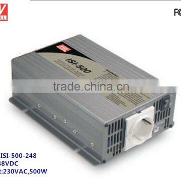 Meanwell Modified Sine Wave 48V dc to 230v ac inverter ISI-500-248 inverter with charger