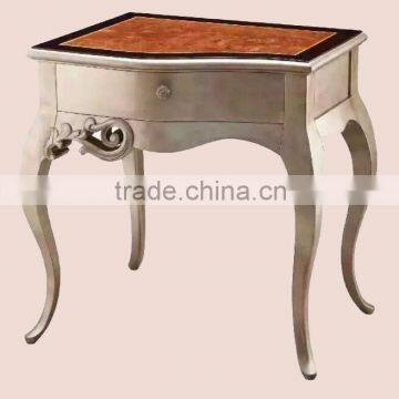 Luxury Wooden Silver Nightstand IDM-N007 photo-3