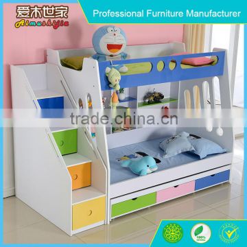 Children Furniture Classic Design Wooden Bed Cheap Dorm Bunk Bed For Sale,specification of bunk bed