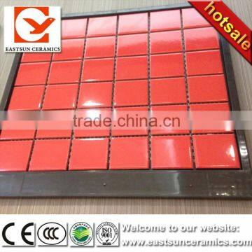 pure red glazed tile bathroom,spanish mosaic swimming pool tiles,decorative china ceramic wall tiles