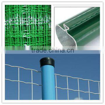 Green pvc coated woven euro mesh fence