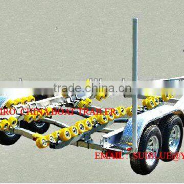 21ft Tandem Aluminum Rollers Boat Trailer