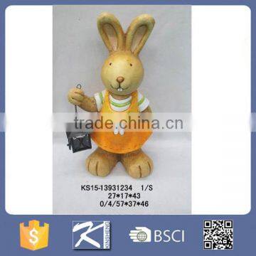 Mgo Garden Rabbit With Lantern