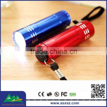 high quality LED mini flash light white led aluminum keychain torch