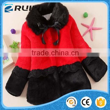 children clothing 2016 synthetic fur winter coat