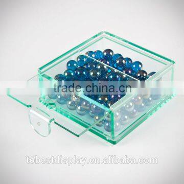 versatile cosmetic jewelry square acrylic box,colored acrylic box,small acrylic box with sliding lid