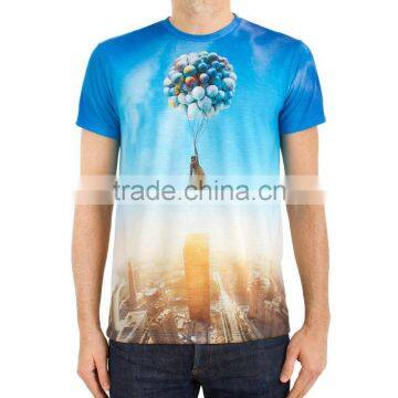 full hand 3d printing 100 polyester t shirts