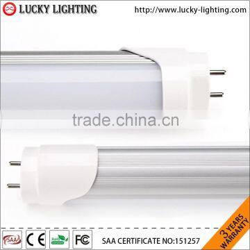 DLC listed ballast compatible t8 led tube 4ft, led t8 tube 1200mm 18 watt/ 4 feet led tube light 3 years warranty light 18w