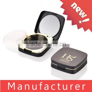 Hot Sale High End Black Plastic Powder Blush Container