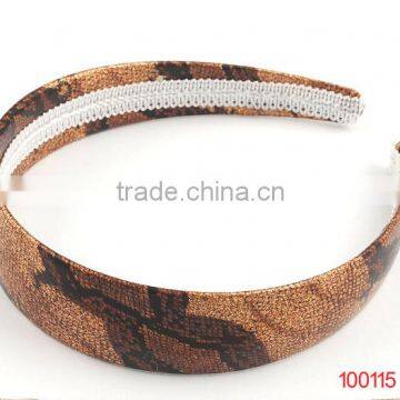 snake print headband hairband