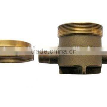 Brass Casted and CNC Machined Water Meter Body