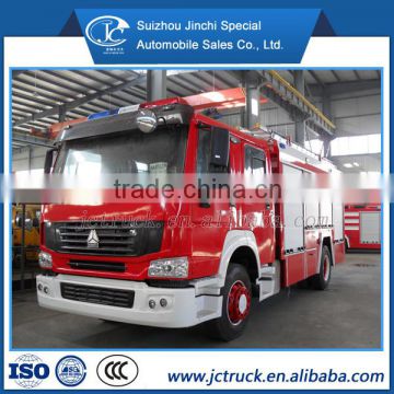 SINO 7CBM steel plate fire truck price