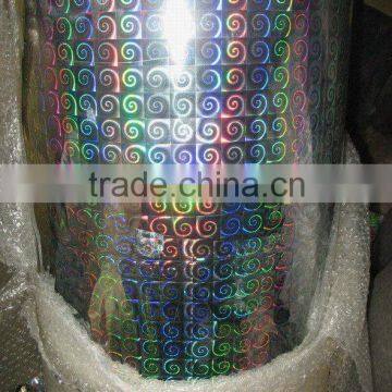 laser film/Holographic film/PET PVC ALUMINIUM