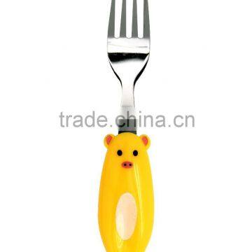 1 Set High Quality Kid Stainless Steel Knife Fork Spoon Cartoon Children Western-style Food Tableware Suit photo-3