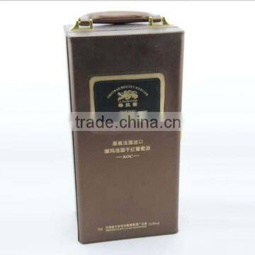 Factory Custom-make Luxury Leather Wine Box