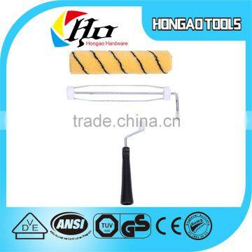 Decorative House Roller Brush Yellow And Black Hair Paint Roller