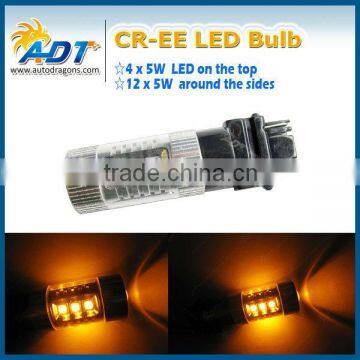 80W LED 3157 3156 yellow Fog Turn Brake light, Head Car Light Bulb