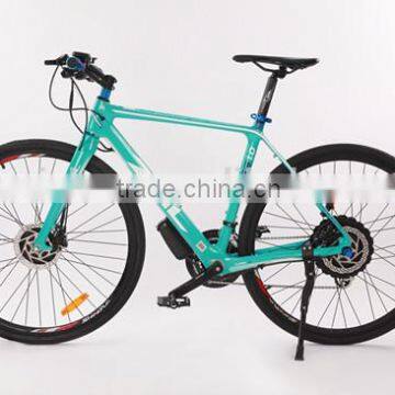 700C Carbon fiber high standard electric bicycle with 8 fun motor (Model YAKE MG)