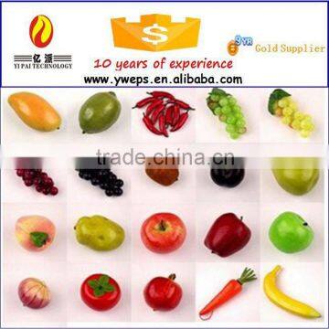 Artificial polystyrene foam various fruit model