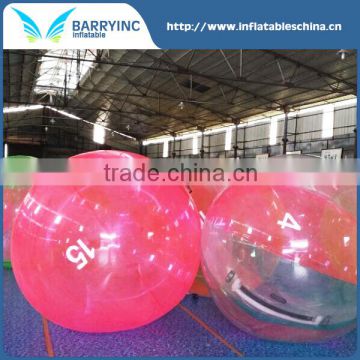 Super quality red water bubble ball/water walking ball/water ball China