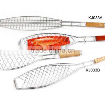 BBQ Tools Meshes Folder Fish Clip Grilled Fish Net Barbecue Grills