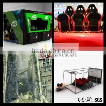 Realistic 8D Game Machine Cinema Racing Simulator
