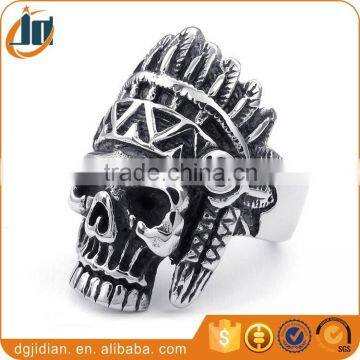 Popular Style Terminator Skull Ring For Male