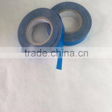 carry handle tape in flat roll with PET Label, opp tape