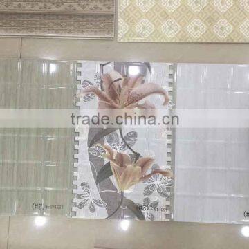 Digital Flower Print Wall Tile