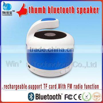 2015!! Personalized Mini Thumb Speaker Bluetooth Active Speaker Audio Speaker With Hand Free Calling Function