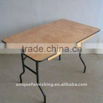 Event Wooden Folding Table For Wedding Rental Furniture