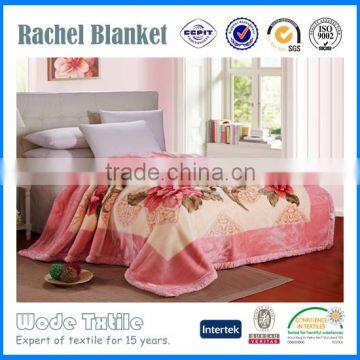 Printed Polyester Microfiber Mink Rachel Blanket