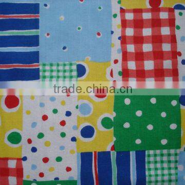 polyester/cotton reactive printing flannel