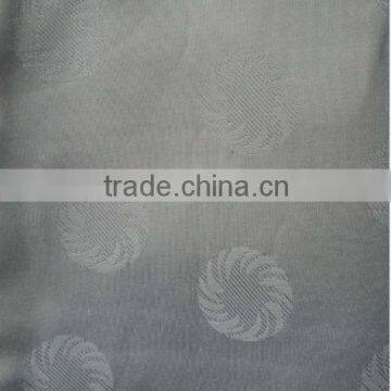 100% white table cloths jacquard fabric