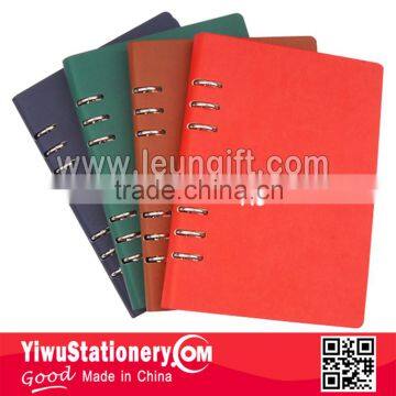 Six Spiral PU nOTEBOOK