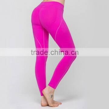 2016 high quality bamboo yoga pants for gym exercising fitness women wear