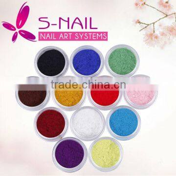 Nail art Velvet powder, flocking powder, 32 popular Colors