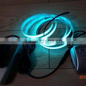 AC110V-240V Sound control Inverter lighting decoration Green 1500mmX10mm EL tape
