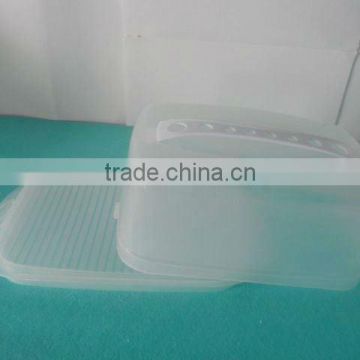 clear rectangle plastic toast box