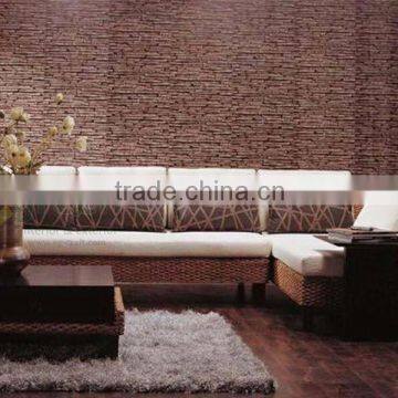 Modular Sofa with deep seating - Water Hyacinth Furniture Manufacture Vietnam