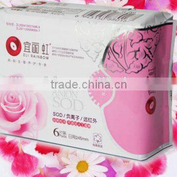 Anion sanitary napkins for ladies OEM China Manufacturer for Indian women