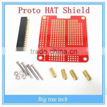 DIY Proto HAT Shield for Raspberry Pi 2 Model B / B+ / A+ ( Red) A203