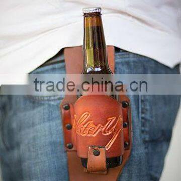 Beverage Beer Bottle Can Leather holster