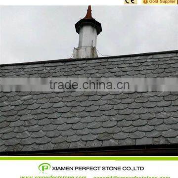 Chinese Slate For Black Slate Fish Scale Roof Tile