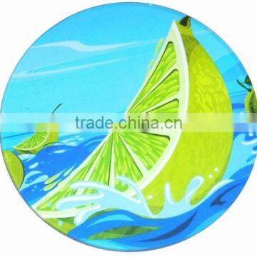 Round tempered glass chopping blocks&glass cutting board