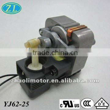 Air compressor nebulizer motor Oxygen machine motor Shaded pole motorYJ61-25:220/230v 50hz 2400-2800rpm <80dB UL VDE CE CCC ROHS