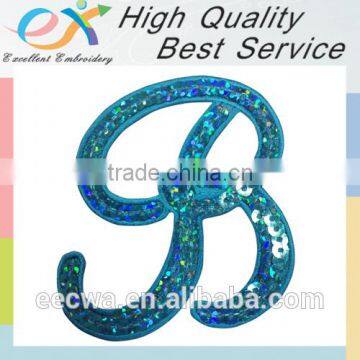 Customize Wholesale Sequin Letter Appliques photo-6