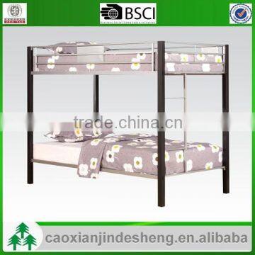 Customized dormitory children use metal twin over twin bunk bed - colourful TT-22