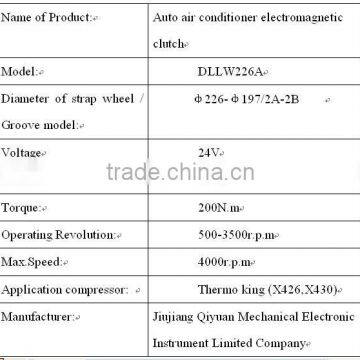 2015 Factory Sell Jiangxi Jiujiang Qiyuan Auto Air Conditioning Compressor Clutch for Thermo King X426 X430 photo-5