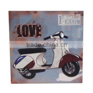 Wholesale Fashion Style Bus Design Wood Wall Printing Crafts photo-3